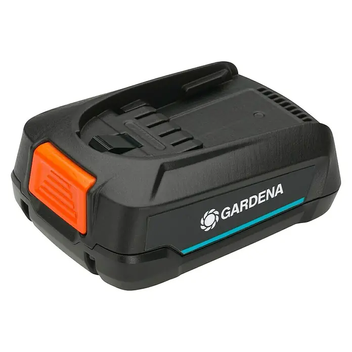 Gardena Početni set P4A 2 x PBA 18V / 45 + AL 1830 CV - 18 V, 2,5 Ah, 2 baterije - Dijagonalni pogled