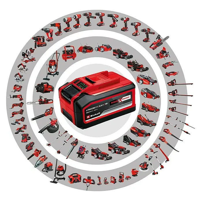 Einhell Power X-Change Akumulatorski aparat za čišćenje TE-SW 18/610 Li-Solo - 18 V, Bez akumulatora, Površinski učinak: 1.800 m²/h, Radna širina: 610 mm - Dijagonalni pogled