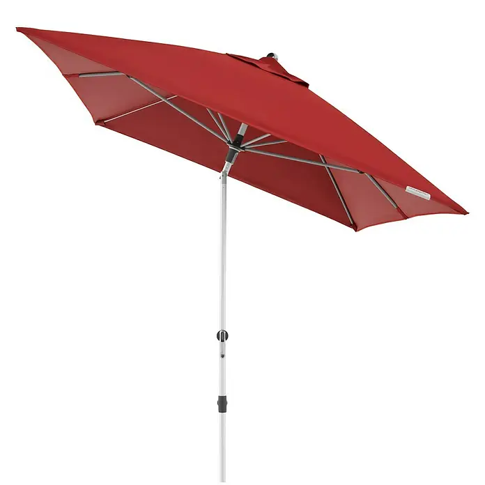 Doppler Expert Sonnenschirm Auto Tilt - Bordeaux, 300 x 200 cm - Diagonale Ansicht