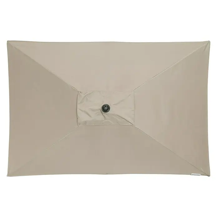 Doppler Active Sonnenschirm Auto Tilt - Natur, 210 x 140 cm - Ansicht von oben