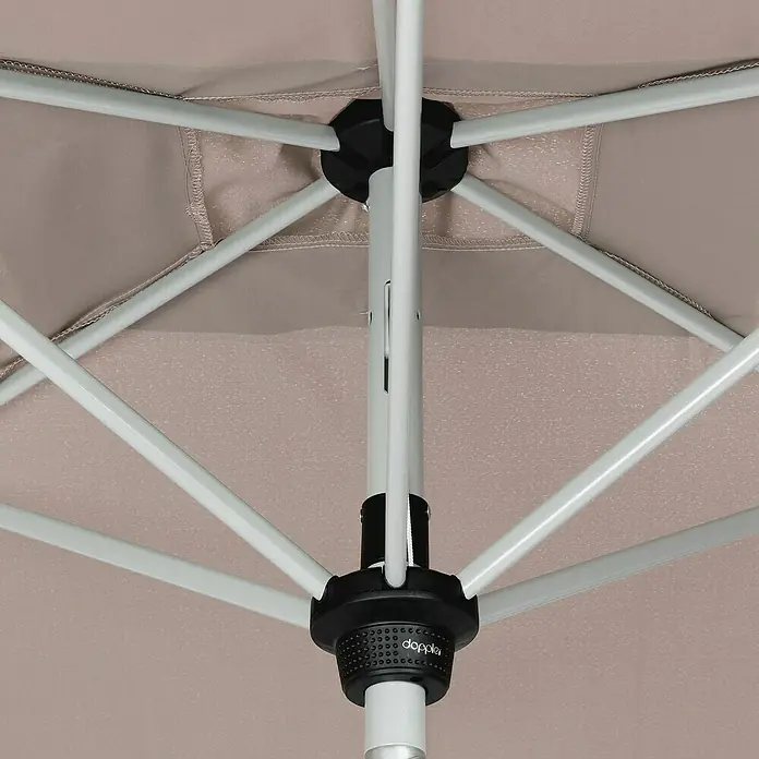 Doppler Active Sonnenschirm Auto Tilt - Natur, 210 x 140 cm - Detailaufnahme