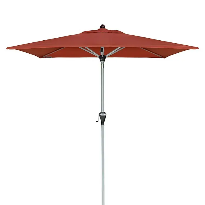 Doppler Active Sonnenschirm Auto Tilt - Terracotta, 210 x 140 cm - Vorderansicht