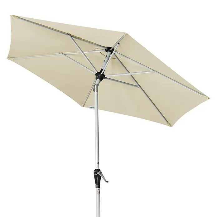 Doppler Active Kurbelschirm Auto Tilt - Natur, Durchmesser: 210 cm - Diagonale Ansicht