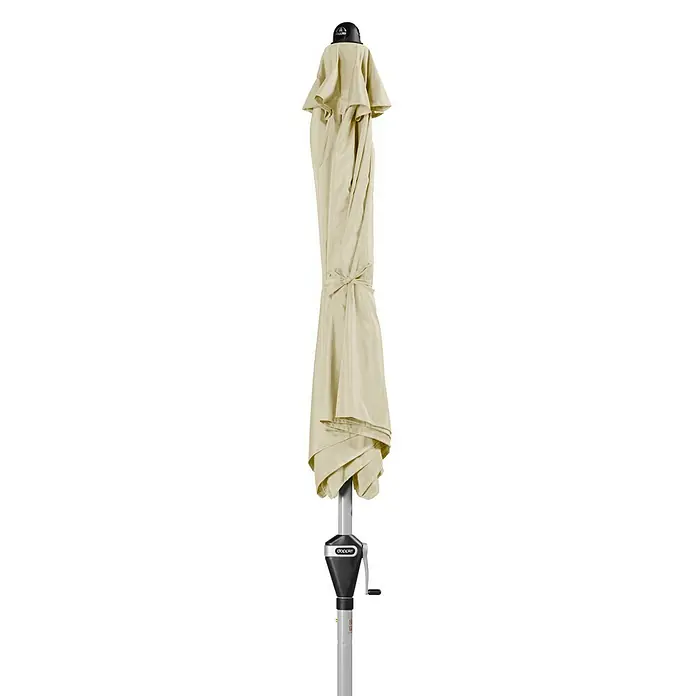 Doppler Active Kurbelschirm Auto Tilt - Natur, Durchmesser: 210 cm - Vorderansicht