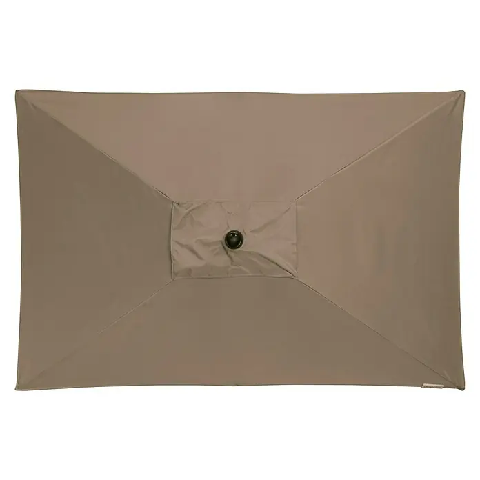 Doppler Active Sonnenschirm Auto Tilt - Greige, 210 x 140 cm - Ansicht von oben