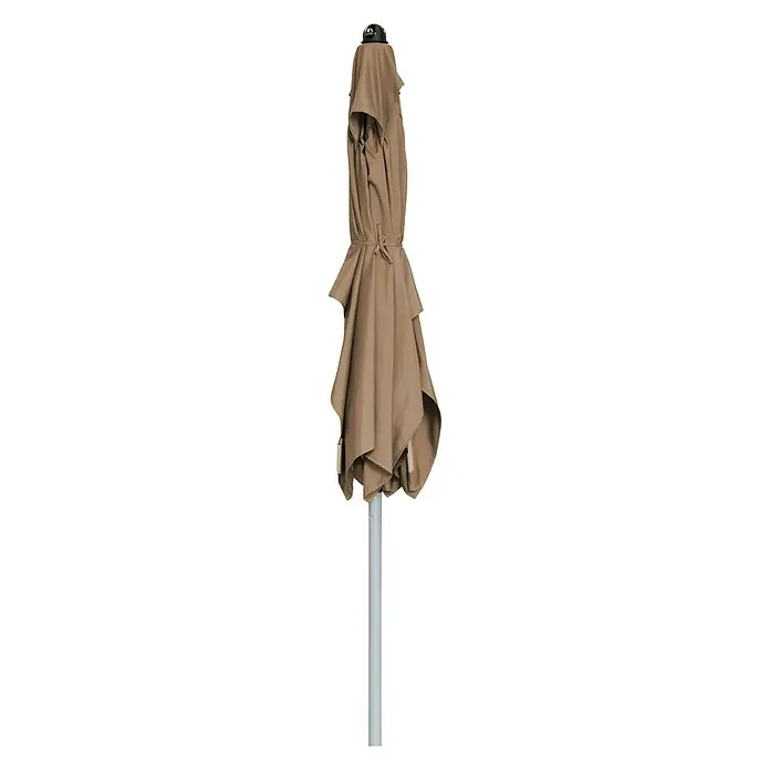 Doppler Active Sonnenschirm Auto Tilt - Greige, 210 x 140 cm - Vorderansicht