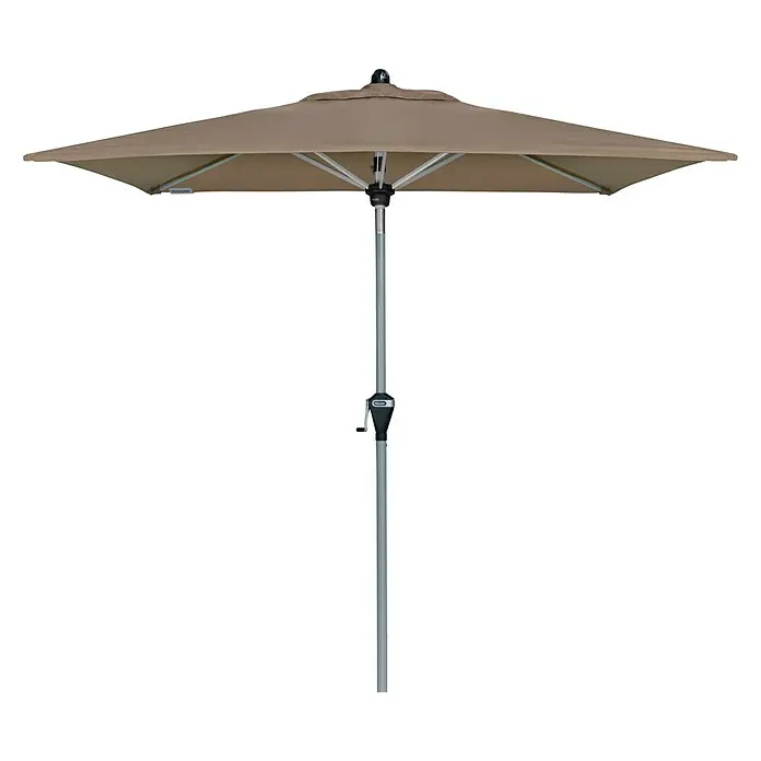 Doppler Active Sonnenschirm Auto Tilt - Greige, 210 x 140 cm - Vorderansicht