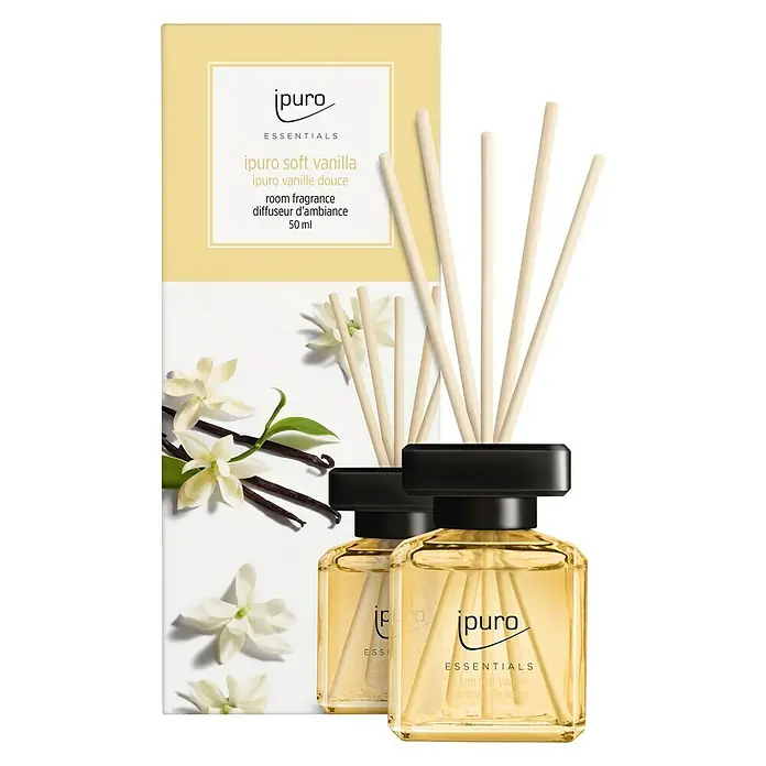Ipuro Essentials Raumduft - Soft Vanilla, 50 ml - Vorderansicht