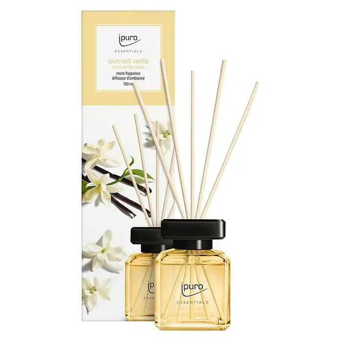 Ipuro Essentials Raumduft - Soft Vanilla, 100 ml - Vorderansicht