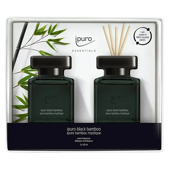 Ipuro Essentials Raumduft - Black Bamboo - Vorderansicht
