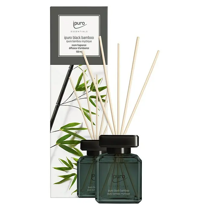 Ipuro Essentials Raumduft - Black Bamboo, 100 ml - Vorderansicht