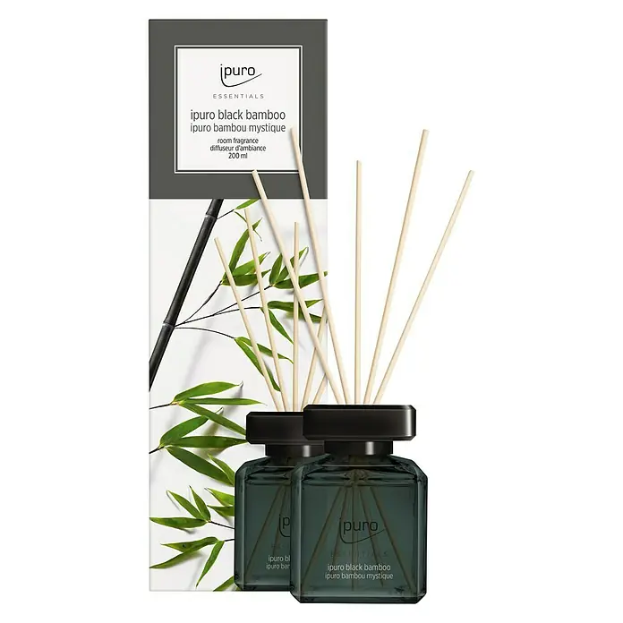 Ipuro Essentials Raumduft - Black Bamboo, 200 ml - Vorderansicht