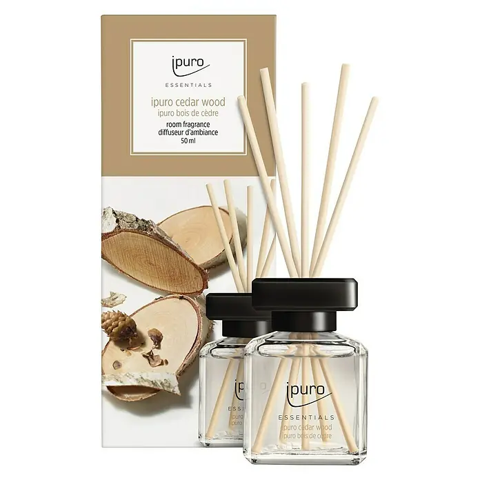 Ipuro Essentials Raumduft - Cedar Wood, 50 ml - Vorderansicht
