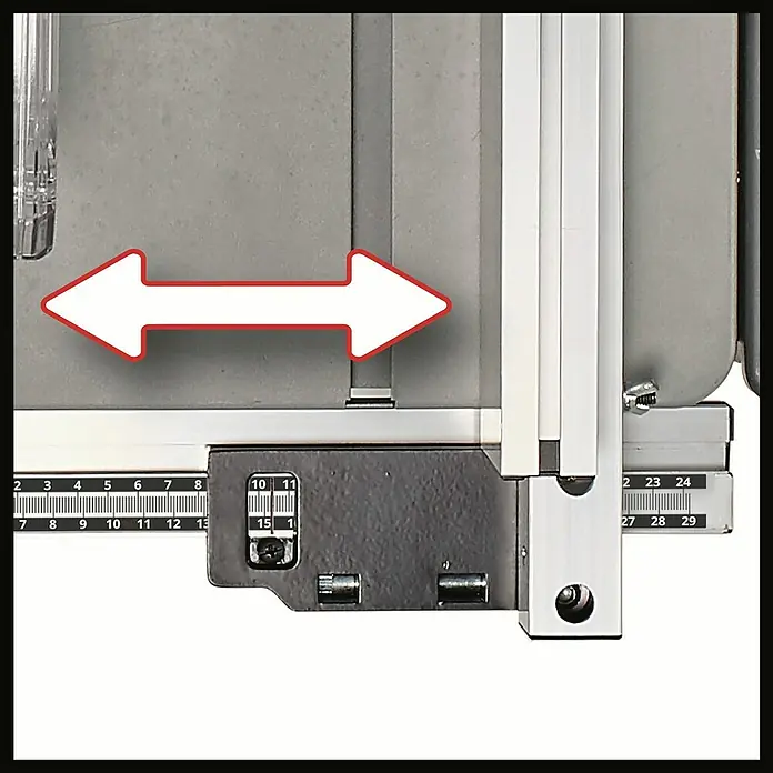 Einhell Tischkreissäge TC-TS 2025/2 U - Leistungsaufnahme: 2.000 W, Durchmesser Sägeblatt: 250 mm, 5.000 U/min - Detailaufnahme