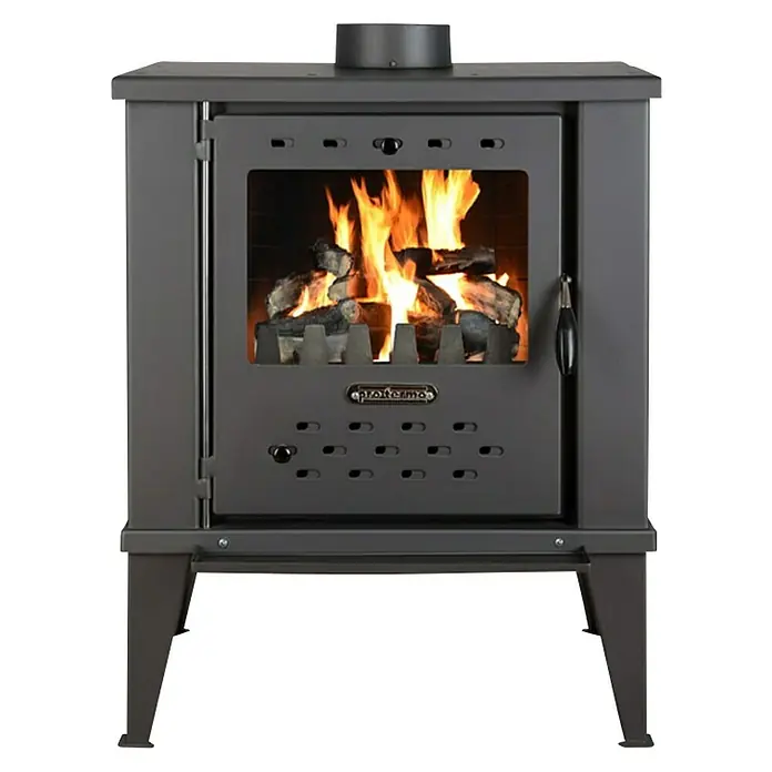 Kamin na drva Fenix - 12 kW, Kapacitet grijanja prostorije: 250 m³, Antracit - .