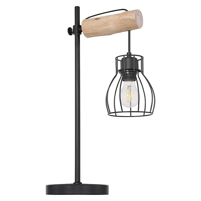 Globo Mina Tafellamp - 40 W, l x b x h: 3,3 x 18 x 55 cm - Zijaanzicht rechts