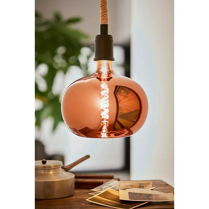 Eglo Ledlamp E27 - 4 W, 40 lm, Rond, Lichtkleur: Warm wit, Lengte: 220 mm - Sfeeropname