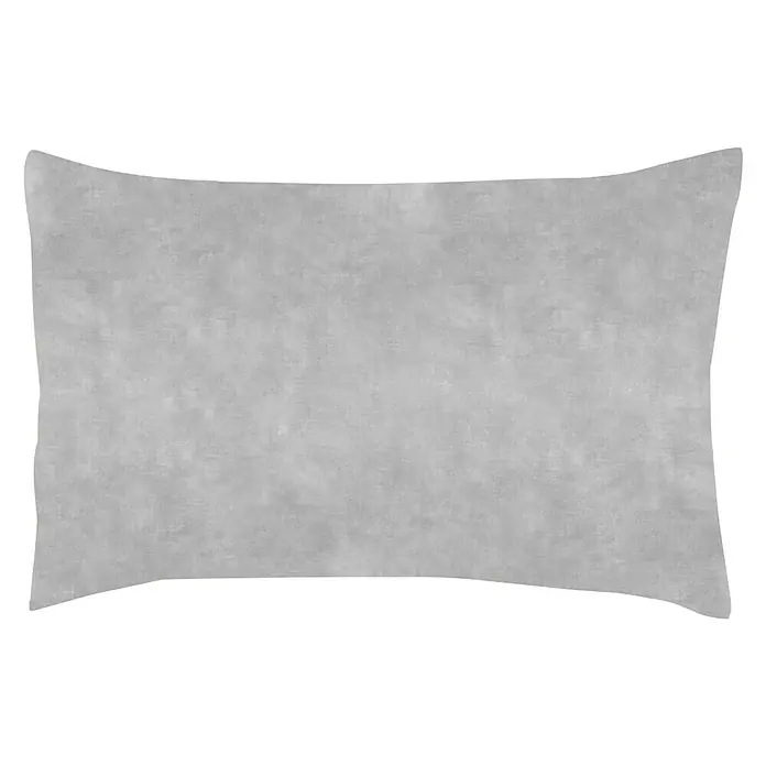 Cojín Decent Velvet - Gris, 50 x 30 cm, 100% poliéster - Vista frontal