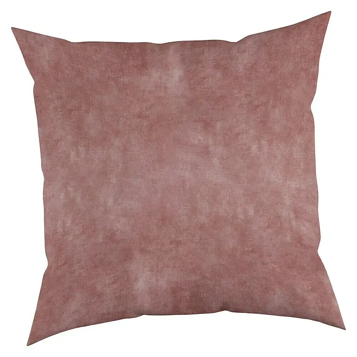 Cojín Decent Velvet - Granate, 45 x 45 cm, 100% poliéster - Vista frontal