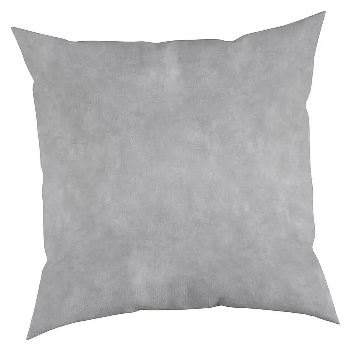 Cojín Decent Velvet - Gris, 45 x 45 cm, 100% poliéster - Vista frontal