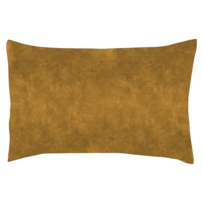 Cojín Decent Velvet - Ocre, 50 x 30 cm, 100% poliéster - Vista frontal