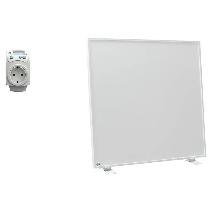 Thermowell Infrarotheizkörper - 60 x 60 cm, 400 W, Weiß - Vorderansicht
