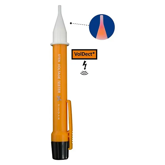 Xindar Detector de tensión sin contacto DTEN - Largo: 23 mm, 600 V - Vista frontal