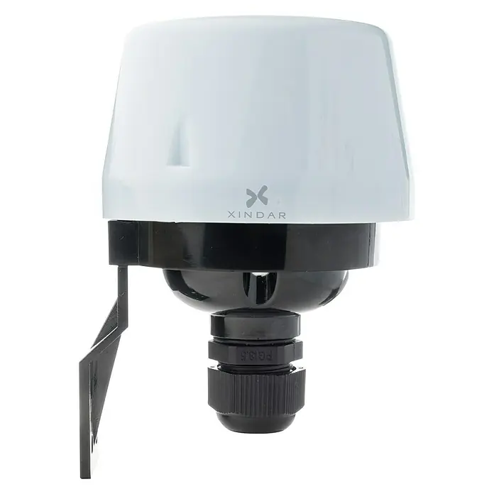 Xindar Interruptor de sensor crepuscular SEKKYUR-SOLSTREET - Blanco, x 1, IP65 - Vista frontal