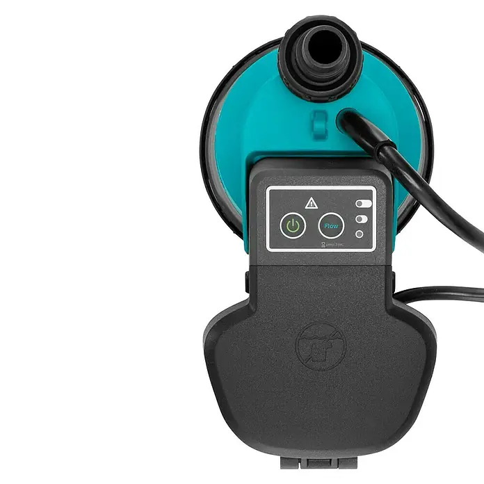 Gardena Akku-Klarwasserpumpe 2000/2 18V P4A - 18 V, 1 Akku, Max. Fördermenge: 2.000 l/h - Ansicht von oben