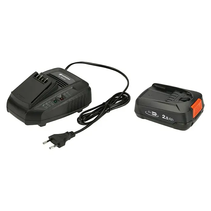 Gardena Početni set P4A PBA - 18 V, 2,5 Ah, 1 baterija - Dijagonalni pogled