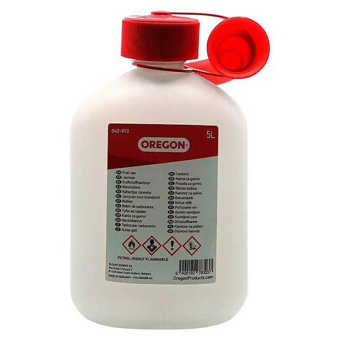 Oregon Kanistar - 5 l, Prozirno - Pogled sprijeda