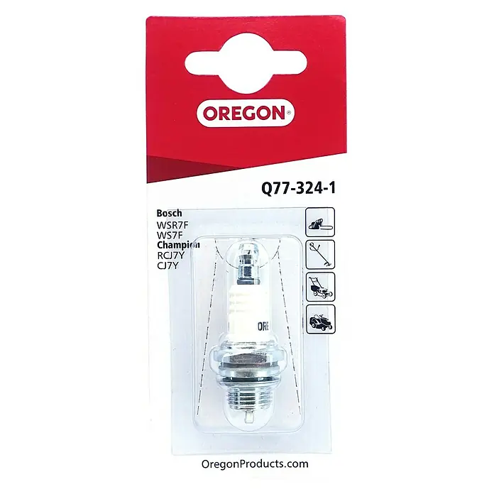 Oregon Bujía de encendido Q 77-324-1 - M14, Ancho de llave: 19 mm - Vista frontal