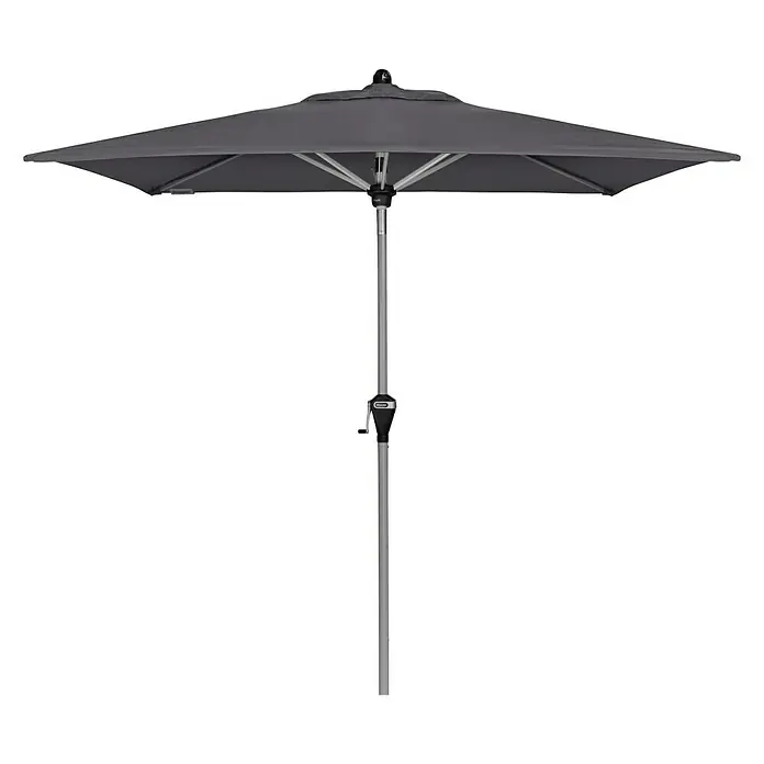 Doppler Active Sonnenschirm Auto Tilt - Anthrazit, 210 x 140 cm - Vorderansicht