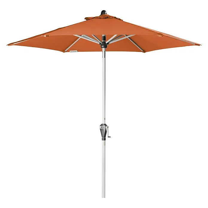 Doppler Active Kurbelschirm Auto Tilt - Terracotta, Durchmesser: 210 cm - Vorderansicht