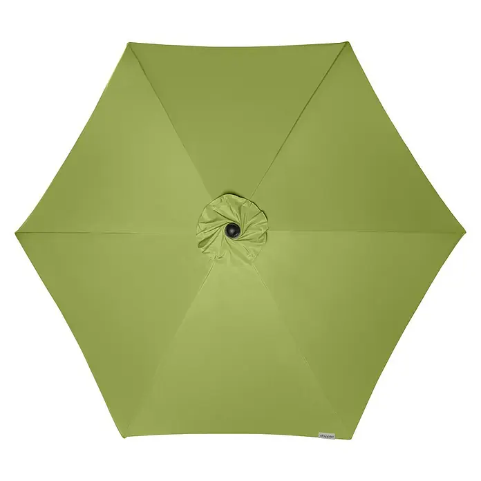 Doppler Active Suncobran s automatskim zatvaranjem - Fresh Green, Promjer: 210 cm - Pogled s gornje strane