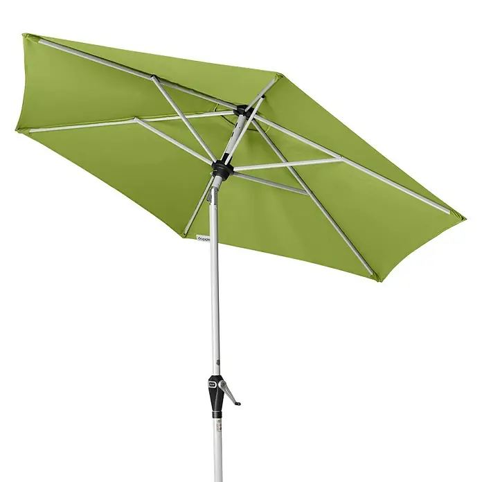 Doppler Active Suncobran s automatskim zatvaranjem - Fresh Green, Promjer: 210 cm - Dijagonalni pogled