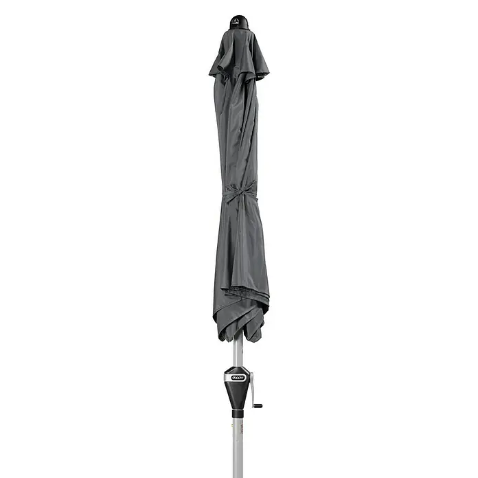 Doppler Active Suncobran s automatskim zatvaranjem - Antracit, Promjer: 210 cm - Pogled sprijeda