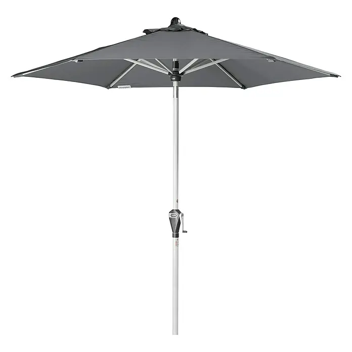 Doppler Active Suncobran s automatskim zatvaranjem - Antracit, Promjer: 210 cm - Pogled sprijeda