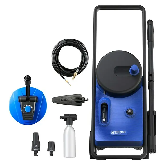 Nilfisk Hochdruckreiniger Core 140-6 PowerControl - 1.800 W, Max. Druck: 140 bar, Fördermenge: 474 l/h - Ansicht von oben
