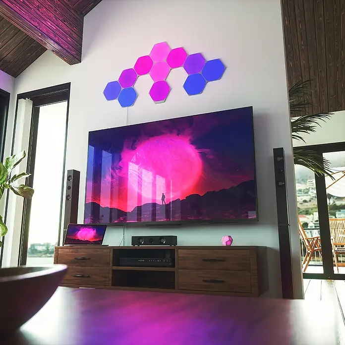 Nanoleaf LED panel - D x Š x V: 23 x 20 x 0,6 cm, Bijele boje, RGBW - Živopisni prikaz