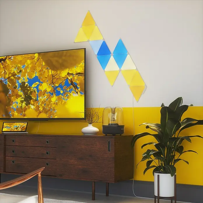 Nanoleaf LED panel - D x Š x V: 23 x 20 x 0,6 cm, Bijele boje, RGBW - Živopisni prikaz
