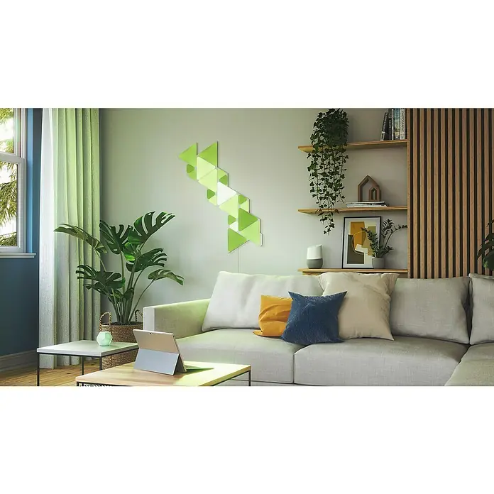 Nanoleaf LED panel - D x Š x V: 10 x 11,5 x 0,6 cm, Bijele boje, RGBW - Živopisni prikaz