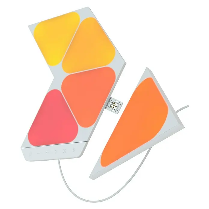 Nanoleaf LED panel - D x Š x V: 10 x 11,5 x 0,6 cm, Bijele boje, RGBW - Pogled sprijeda