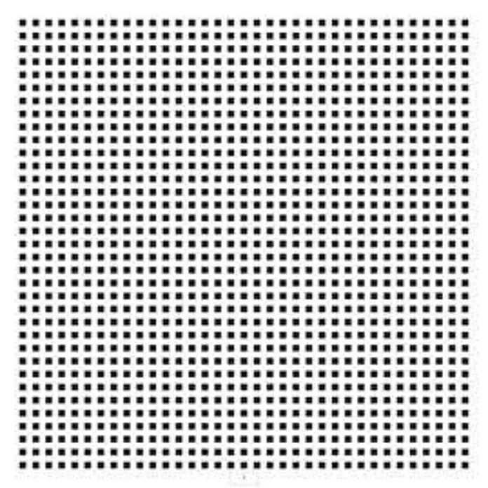 Placa para techo con vinilo Acabado 8x8 - 60 x 60 cm, Blanco, 8 ud., Cartón yeso - Vista superior