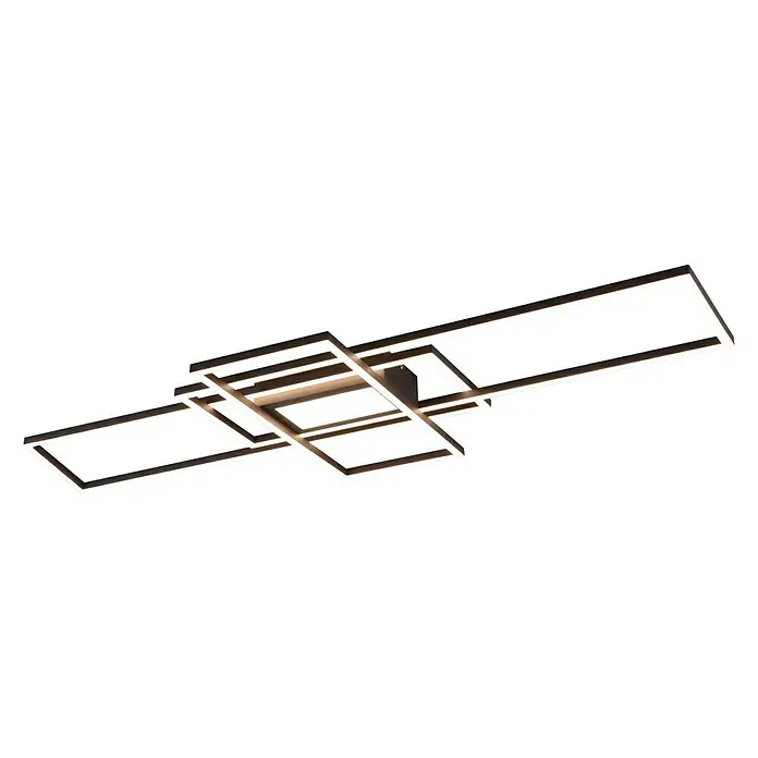 Trio Leuchten LED-Deckenleuchte Irvine - 60 W, L x B x H: 6,5 x 105 x 42 cm, Weiß - Ansicht von unten