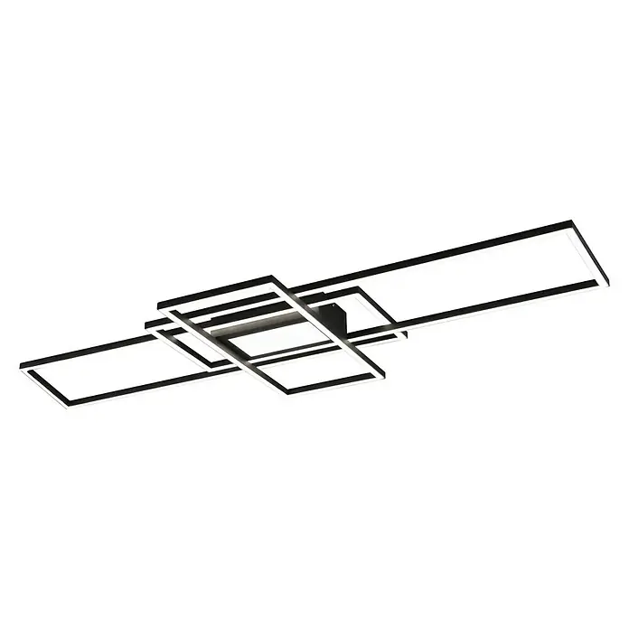 Trio Leuchten LED-Deckenleuchte Irvine - 60 W, L x B x H: 6,5 x 105 x 42 cm, Weiß - Ansicht von unten