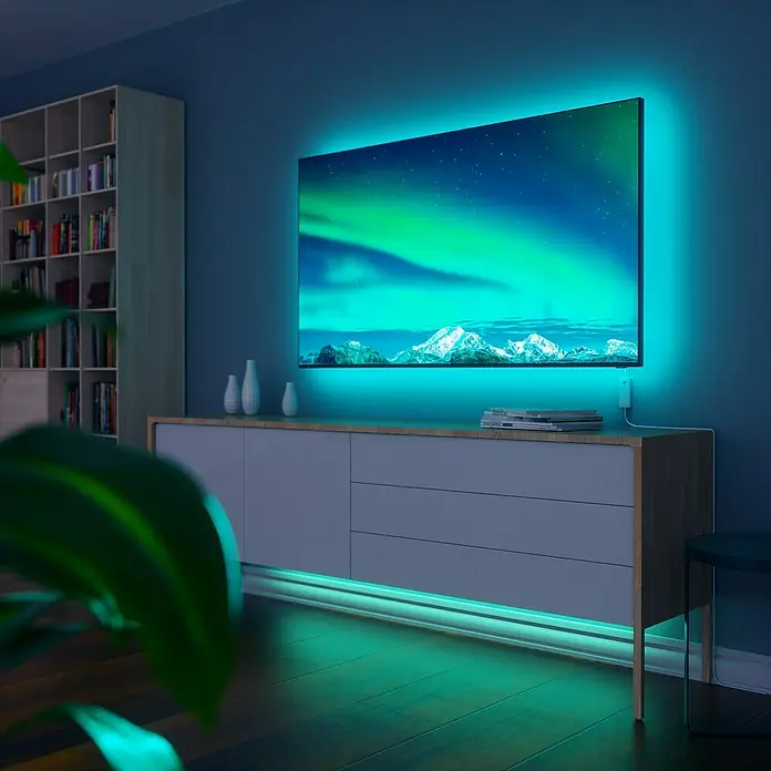 Nanoleaf Smart-LED-Band Essentials Lightstrip Starter Set - 2 m - Stimmungsaufnahme