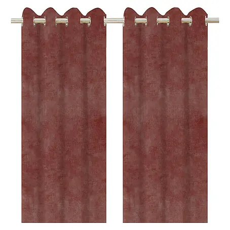 Cortina con ollaos Decent Velvet