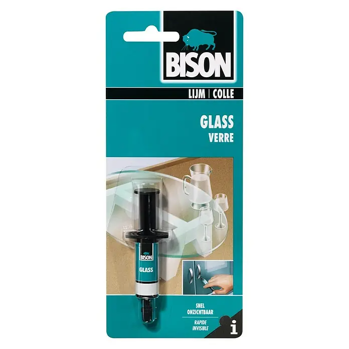 Bison Glas-metaallijm Glas Spuit 2 ml - Vochtbestendig - Vooraanzicht