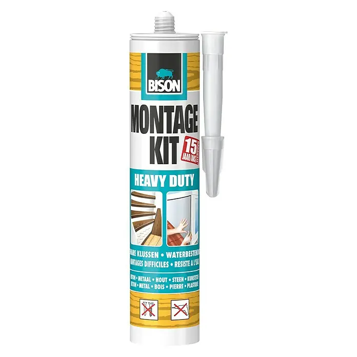 Bison Montagelijm Heavy Duty - 425 g, Patroon - Vooraanzicht